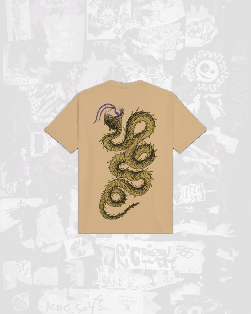 T-shirt Dolly Noire Desert Snake