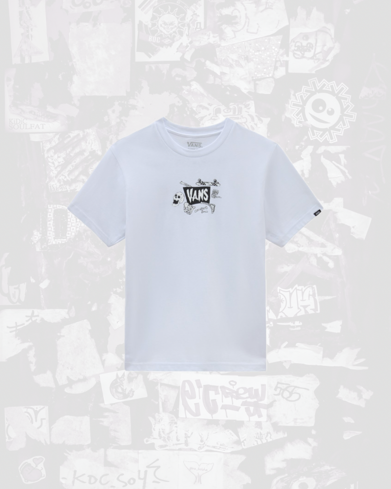 T-shirt bambino Vans Skeletton
