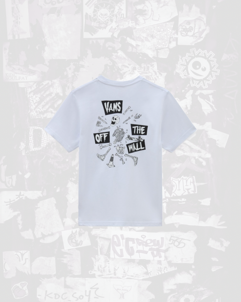 T-shirt bambino Vans Skeletton