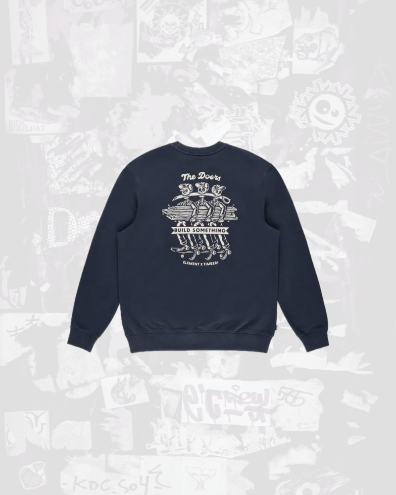 Felpa Element Timber Skeleton Gang Crew