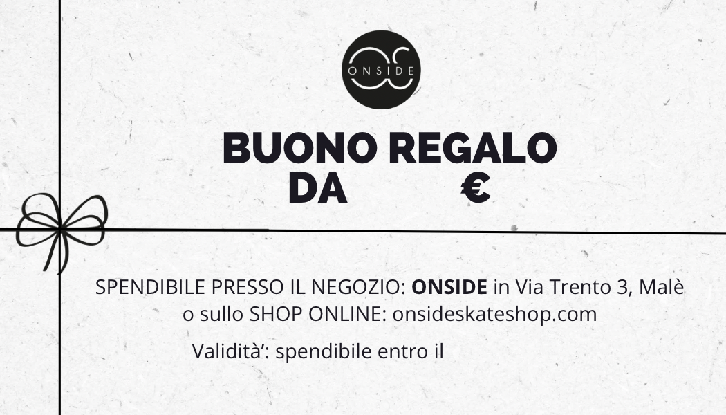 Buono regalo Onside Skateshop
